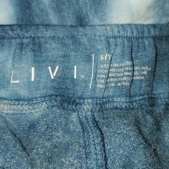 Lane Bryant Livi Sweatpant Joggers Blue Tie Dye Size 14/16 NWT - Picture 12 of 13